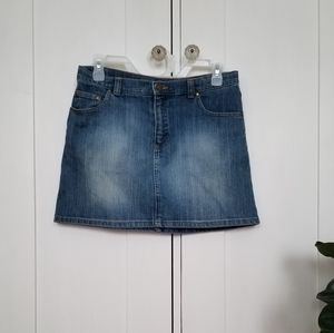 Y2K Blue Denim Mini Skirt